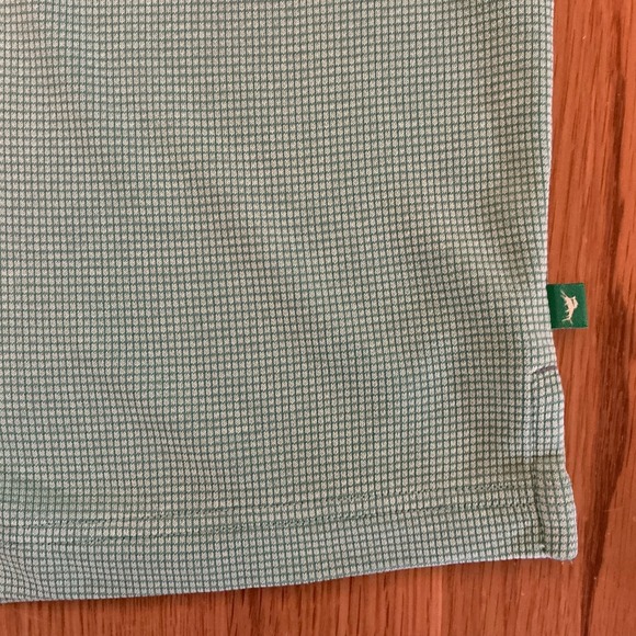 Tommy Bahama XXL Green Textured‎ Polo Shirt • Marlin Logo • Short Sleeve - Picture 5 of 8